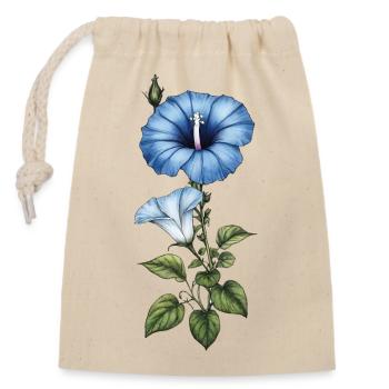 Gloire du matin - Sac cadeau en coton avec cordon (14 x 20 cm) - nature - Devant