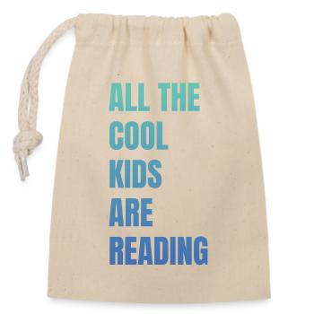 Tous les enfants cool Professeur de lecture - Sac cadeau en coton avec cordon (14 x 20 cm) - nature - Devant