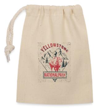 Yellowstone National Park - Closable cotton gift bag (14x20cm) - nature - Front