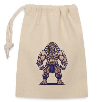 Pharaon Muscles Fitness - Sac cadeau en coton avec cordon (14 x 20 cm) - nature - Devant