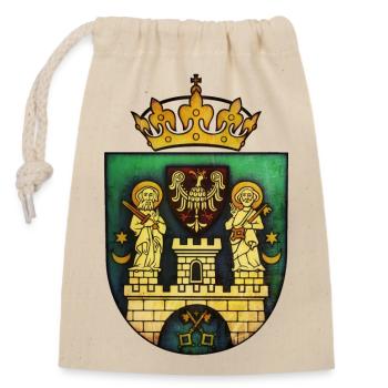 Posen - Polen - Verschließbarer Geschenkbeutel aus Baumwolle (14x20cm) - Natur - Vorne