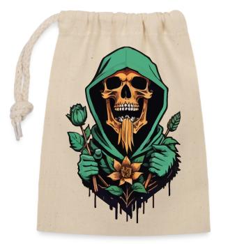 La mort dans le quartier - Sac cadeau en coton avec cordon (14 x 20 cm) - nature - Devant