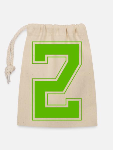 Z2 - Sac cadeau en coton avec cordon (14 x 20 cm) - nature