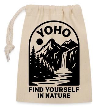 Yoho National Park - Closable cotton gift bag (14x20cm) - nature - Front