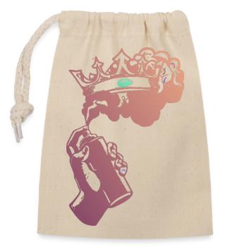 Royal Vape Mist - Closable cotton gift bag (14x20cm) - nature - Front