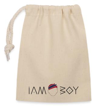 I am a Thai boy - Closable cotton gift bag (14x20cm) - nature - Front