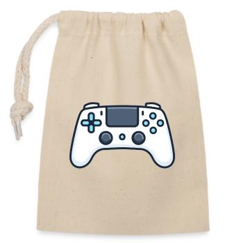 Gamepad für Konsolen-Gamepad - Verschließbarer Geschenkbeutel aus Baumwolle (14x20cm) - Natur - Vorne