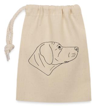 Rhodesian Ridgeback - Verschließbarer Geschenkbeutel aus Baumwolle (14x20cm) - Natur - Vorne