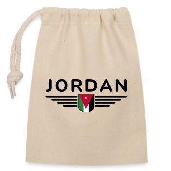 Jordanien Amman Fan Outfit T-Shirt Design Geschenk - Verschließbarer Geschenkbeutel aus Baumwolle (14x20cm) - Natur - Vorne