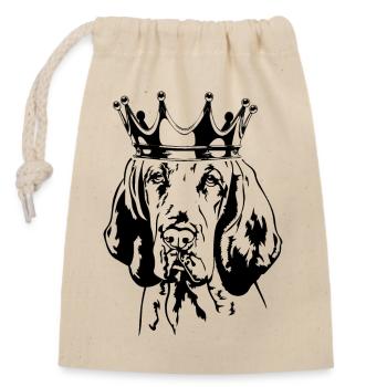 Bracco Italiano Krone Dog Dogs Wilsigns - Closable cotton gift bag (14x20cm) - nature - Front