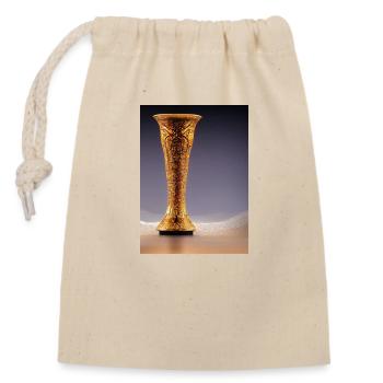 desert trophy - Closable cotton gift bag (14x20cm) - nature - Front