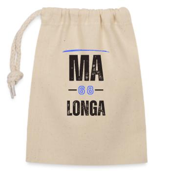 Mannheim 68 Longa - Closable cotton gift bag (14x20cm) - nature - Front