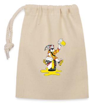 Bière, Wiltsch, Semaine du Vieux An, Suisse, Cool, Fête - Sac cadeau en coton avec cordon (14 x 20 cm) - nature - Devant