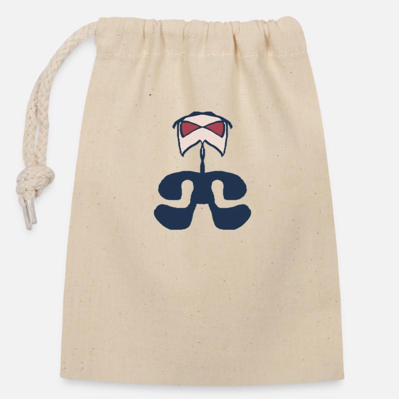 Alien - Verschließbarer Geschenkbeutel aus Baumwolle (14x20cm) - Natur