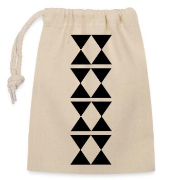 Latest Fashion - Closable cotton gift bag (14x20cm) - nature - Front
