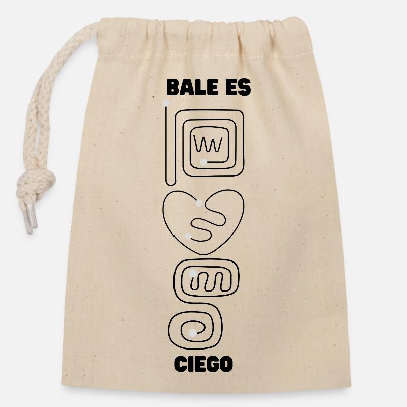 Lineas Creativas - Closable cotton gift bag (14x20cm) - nature