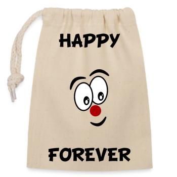 HUMOUR. CITATION. MESSAGE. RETRAITE. ANNIVERSAIRE. - Sac cadeau en coton avec cordon (14 x 20 cm) - nature - Devant