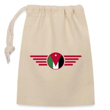 I Love Jordan, Style Design T-Shirt - Closable cotton gift bag (14x20cm) - nature - Front
