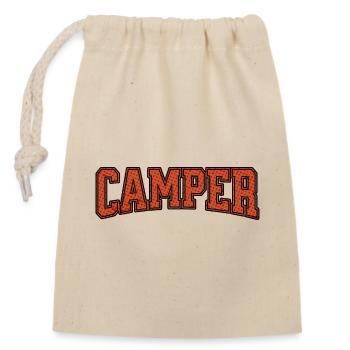Camping-car - Sac cadeau en coton avec cordon (14 x 20 cm) - nature - Devant