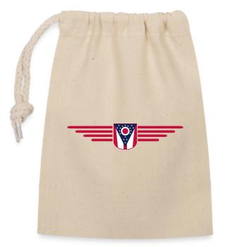 Ohio Fan T-Shirt – Must-Have for Fans - Closable cotton gift bag (14x20cm) - nature - Front