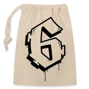 Digital Art 6 - Closable cotton gift bag (14x20cm) - nature - Front