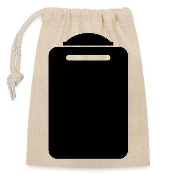 Chopping board - Closable cotton gift bag (14x20cm) - nature - Front