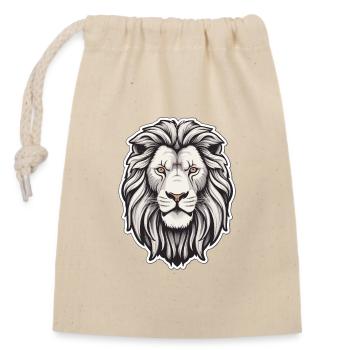 Roaring sovereign - Closable cotton gift bag (14x20cm) - nature - Front