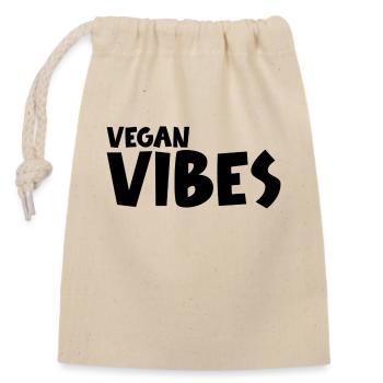 Vegan Plant Based Health Healing Detox - Closable cotton gift bag (14x20cm) - nature - Front