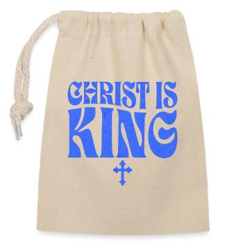 Christian Inspirational Quote - Closable cotton gift bag (14x20cm) - nature - Front