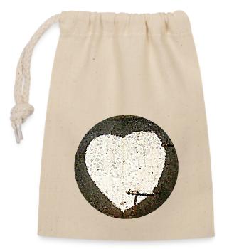 Les soldats et l'Amour - Sac cadeau en coton avec cordon (14 x 20 cm) - nature - Devant