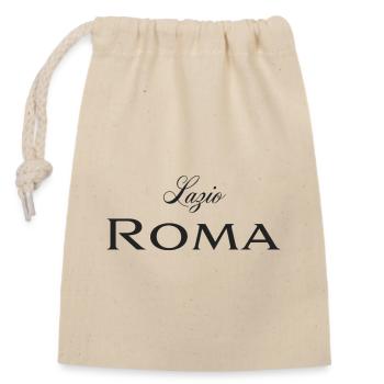 Roma - Verschließbarer Geschenkbeutel aus Baumwolle (14x20cm) - Natur - Vorne