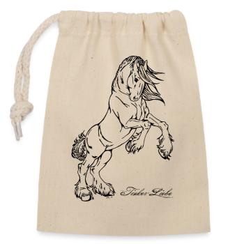 Tinker Love #2 - Sac cadeau en coton avec cordon (14 x 20 cm) - nature - Devant