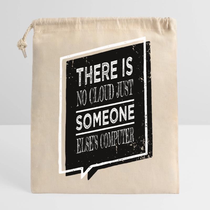 hacking gift idea hacking computer analyst Verschließbarer Geschenkbeutel aus Baumwolle (14x20cm)