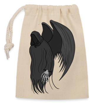 La mort vous attend - Sac cadeau en coton avec cordon (14 x 20 cm) - nature - Devant