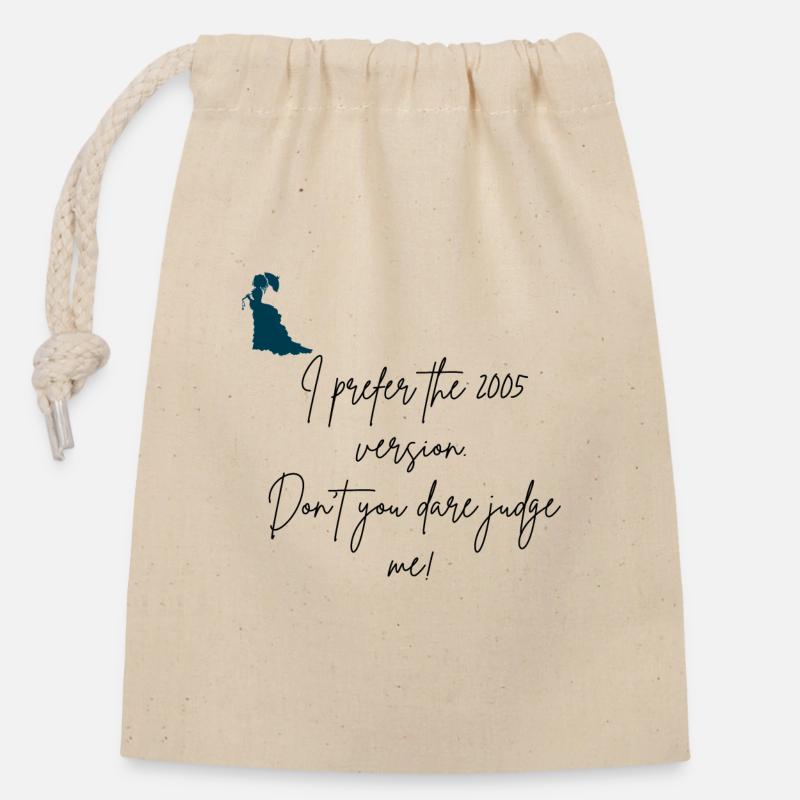 Lass uns mit Jane Austen lachen - Verschließbarer Geschenkbeutel aus Baumwolle (14x20cm) - Natur