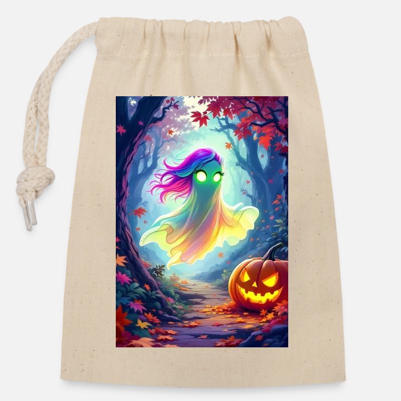 geist   - Sac cadeau en coton avec cordon (14 x 20 cm) - nature