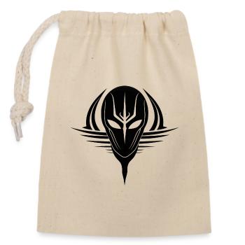 Unique Anunnaki Specialist Symbol Design - Closable cotton gift bag (14x20cm) - nature - Front