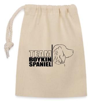 TEAM Boykin Spaniel Profil Chien Chien Wilsigns - Sac cadeau en coton avec cordon (14 x 20 cm) - nature - Devant