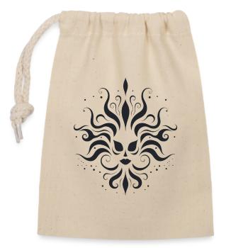 Découvrez Santeria Art pour les adeptes et les amis - Sac cadeau en coton avec cordon (14 x 20 cm) - nature - Devant