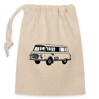 Barkas , Ostalgie , DDR Kult , Youngtimer (25) - Verschließbarer Geschenkbeutel aus Baumwolle (14x20cm) - Natur - Vorne