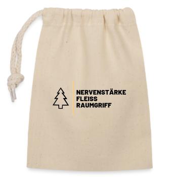 Pferderasse Thüringer - Verschließbarer Geschenkbeutel aus Baumwolle (14x20cm) - Natur - Vorne