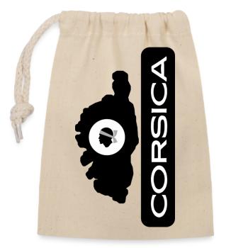 Corsica: The Beauty of Corsica and its People - Closable cotton gift bag (14x20cm) - nature - Front