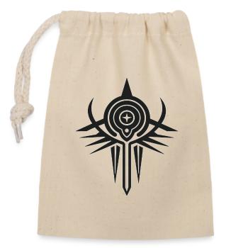 Discover exclusive Anunnaki illustrations - Closable cotton gift bag (14x20cm) - nature - Front