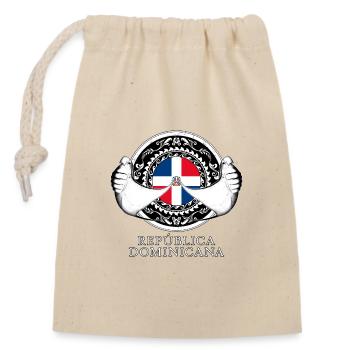Raies manta République dominicaine - Sac cadeau en coton avec cordon (14 x 20 cm) - nature - Devant