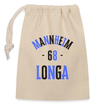 Mannheim 68 Longa - Closable cotton gift bag (14x20cm) - nature - Front