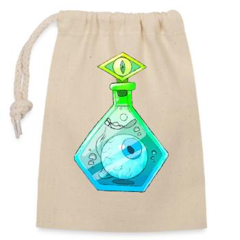Eye Potion - Closable cotton gift bag (14x20cm) - nature - Front