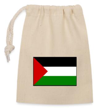Palestina - Verschließbarer Geschenkbeutel aus Baumwolle (14x20cm) - Natur - Vorne