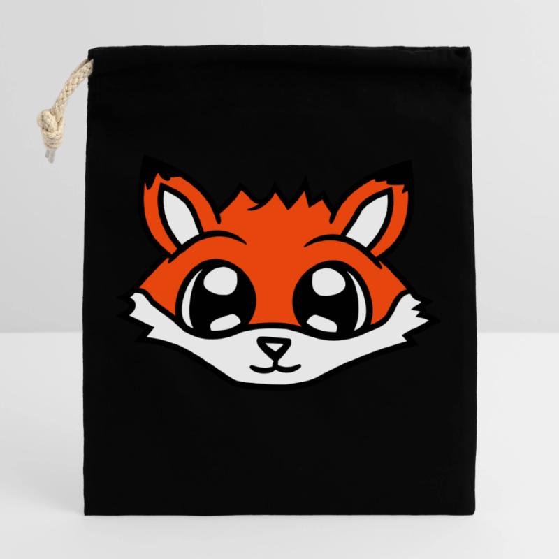 Fuchs Rotfuchs Wildes Tier Schlauer Wald Bewohner Verschließbarer Geschenkbeutel aus Baumwolle (25x30cm)