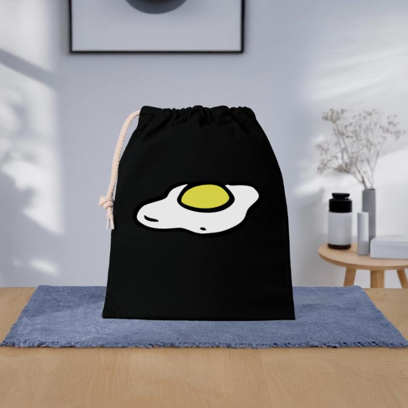 Egg Sac cadeau en coton avec cordon (25 x 30 cm)