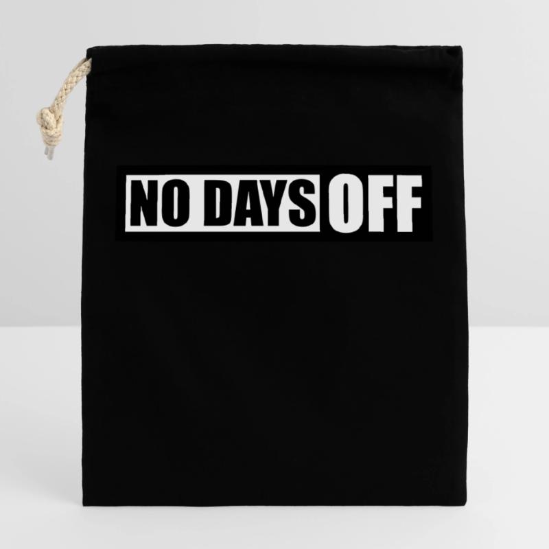 pas de jours de congé devis Sac cadeau en coton avec cordon (25 x 30 cm)